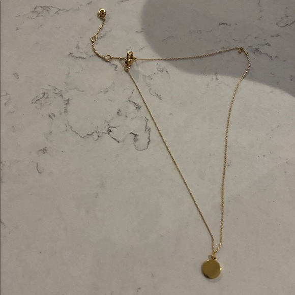 Kate spade ♠️ ⭐️Mini  Initial K bling pendant gold plated necklace - Picture 7 of 17